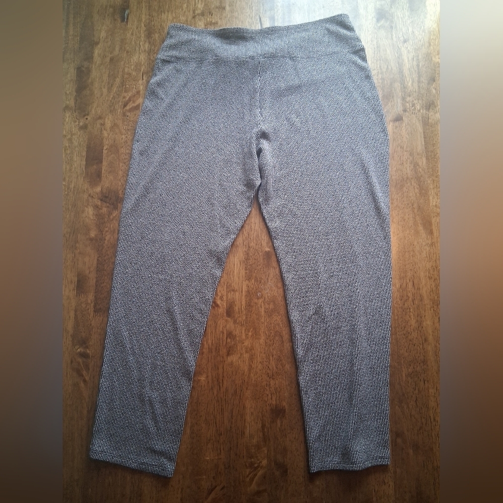J Jill Wherever Collection Pull On Houndstooth Strech Pants L - Picture 7 of 7